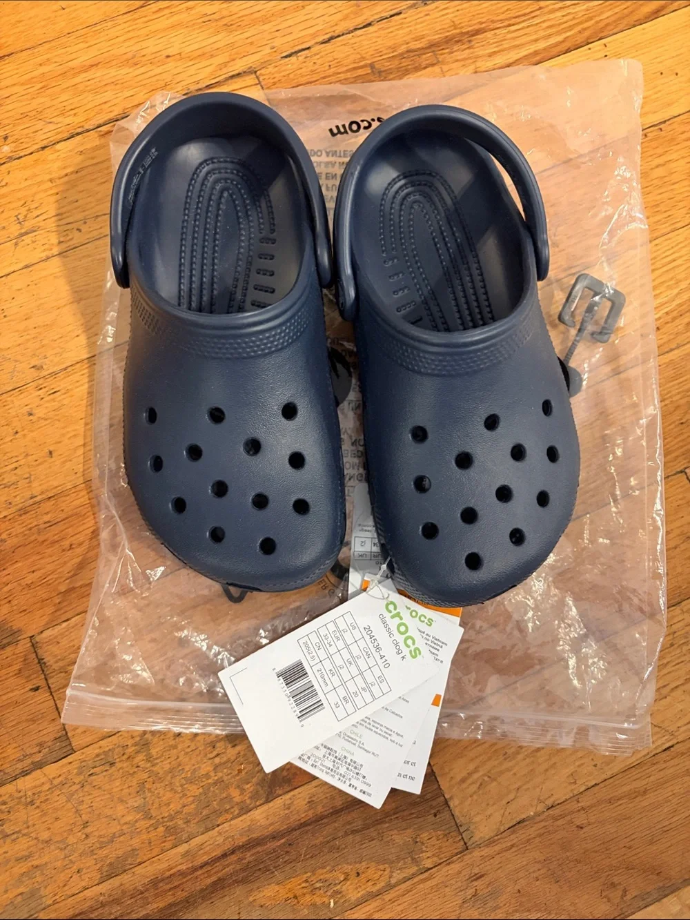 CROCS Kids Classicin Navy Blue